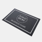 Modern Elegant Business Logo Doormat ドアマット (アングル)
