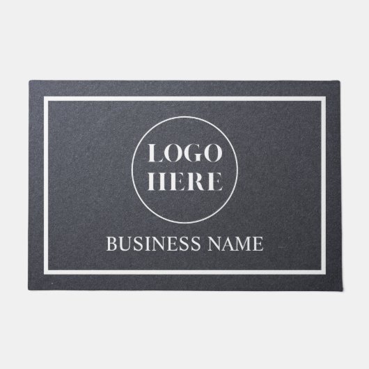 Modern Elegant Business Logo Doormat ドアマット (正面)