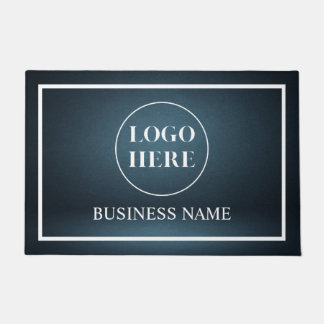 Modern Elegant Business Logo Doormat ドアマット