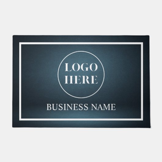 Modern Elegant Business Logo Doormat ドアマット (正面)