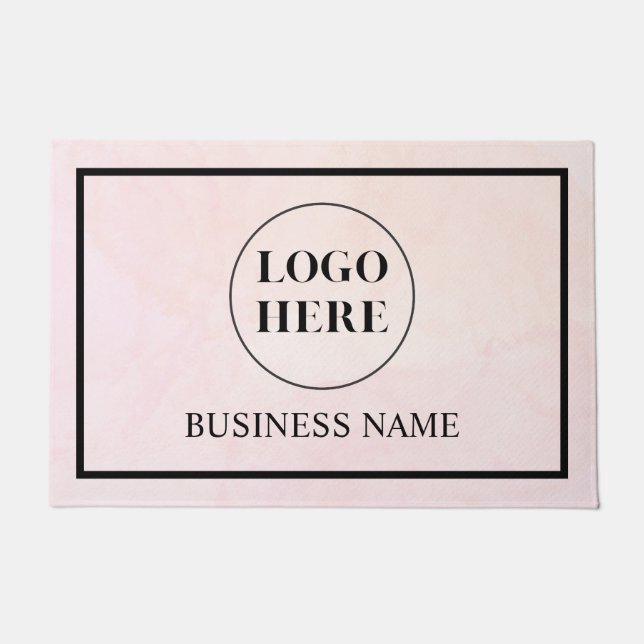 Modern Elegant Business Logo Doormat ドアマット (正面)