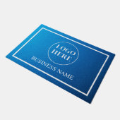 Modern Elegant Business Logo Doormat ドアマット (アングル)