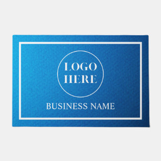 Modern Elegant Business Logo Doormat ドアマット