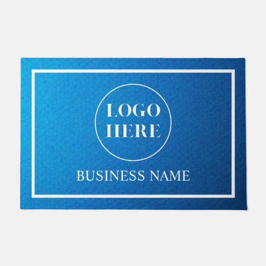 Modern Elegant Business Logo Doormat ドアマット (正面)