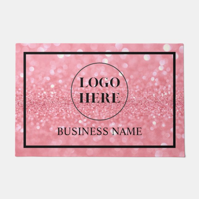 Modern Elegant Business Logo Doormat ドアマット (正面)