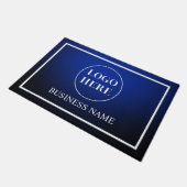 Modern Elegant Business Logo Doormat ドアマット (アングル)