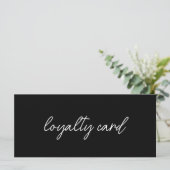 Modern Elegant Business Logo Loyalty Card (スタンド正面)