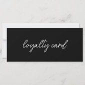 Modern Elegant Business Logo Loyalty Card (正面)