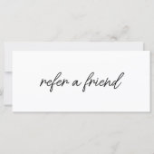 Modern Elegant Business Logo Referral Card (正面)