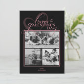 Modern Elegant Chic Photo Galentine's Day Card (スタンド正面)