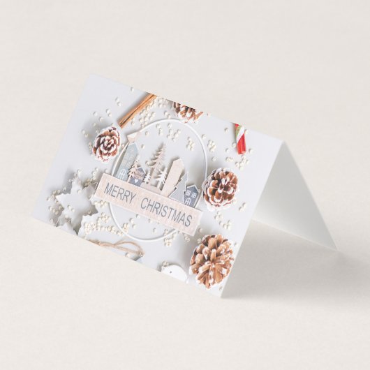 Modern & Elegant Christmas Card – Classic Design (正面)