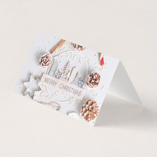Modern & Elegant Christmas Card – Classic Design (裏面)