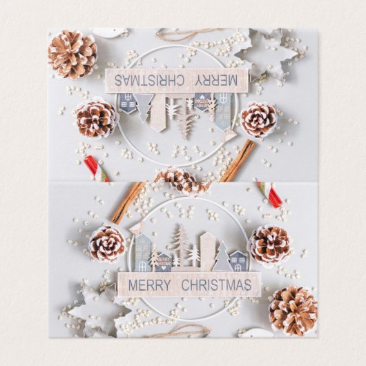 Modern & Elegant Christmas Card – Classic Design (外部フラット)
