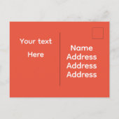 Modern Elegant Christmas Tree with Gold Color Trim シーズンポストカード (裏面)