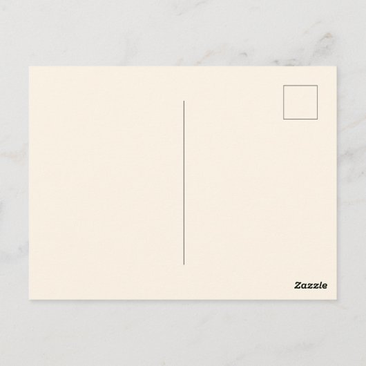 Modern Elegant Coastal Wedding Invitation ポストカード (裏面)