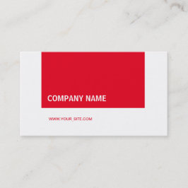 Modern Elegant Companyの赤 名刺
