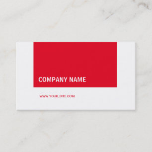Modern Elegant Companyの赤 名刺