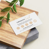 Modern Elegant Cream & Yellow Typography ロイヤリティカード