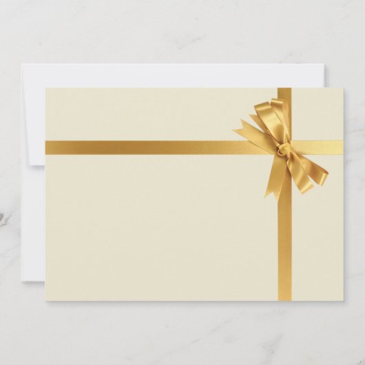 Modern Elegant Custom Business Gift Certificate (裏面)