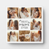 Modern Elegant Custom Family Photo Gift for Mom フォトプラーク (正面)