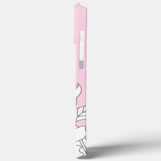 Modern elegant cute girly simple florals Case-Mate iPhoneケース (裏面 / 左)