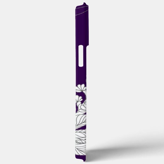 Modern elegant cute girly simple florals Case-Mate iPhoneケース (裏面 / 右)