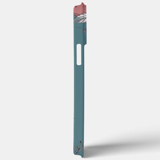 Modern elegant cute girly simple florals Case-Mate iPhoneケース (裏面 / 右)