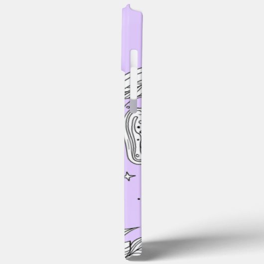 Modern elegant cute girly simple florals Case-Mate iPhoneケース (裏面 / 左)