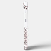 Modern elegant cute girly simple florals Case-Mate iPhoneケース (裏面 / 左)