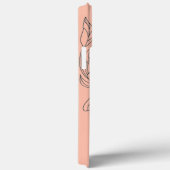 Modern elegant cute girly simple florals Case-Mate iPhoneケース (裏面 / 右)