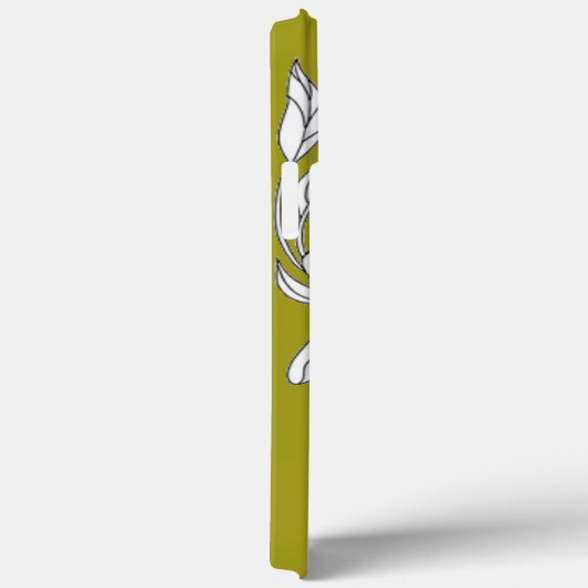 Modern elegant cute girly simple florals Case-Mate iPhoneケース (裏面 / 右)