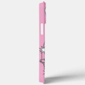 Modern elegant cute girly simple florals Case-Mate iPhoneケース (裏面 / 右)