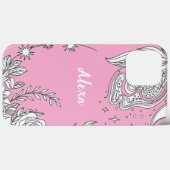 Modern elegant cute girly simple florals Case-Mate iPhoneケース (裏面 (横))