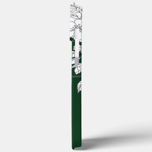 Modern elegant cute girly simple florals Case-Mate iPhoneケース (裏面 / 左)