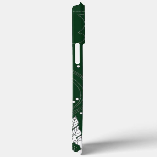 Modern elegant cute girly simple florals Case-Mate iPhoneケース (裏面 / 右)