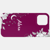 Modern elegant cute girly simple florals Case-Mate iPhoneケース (裏面 (横))
