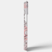 Modern elegant cute girly simple florals Case-Mate iPhoneケース (裏面 / 右)