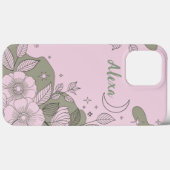 Modern elegant cute girly simple florals Case-Mate iPhoneケース (裏面 (横))