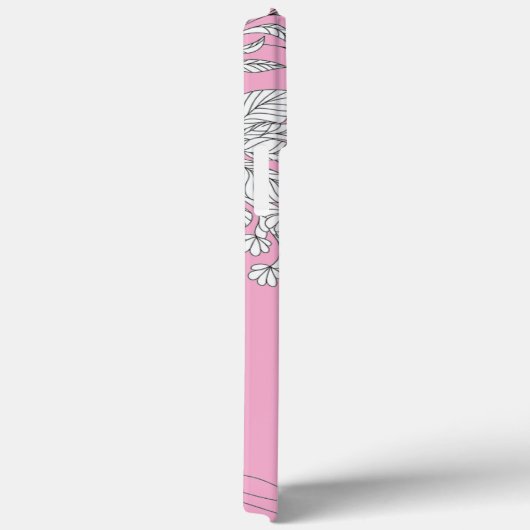 Modern elegant cute girly simple florals Case-Mate iPhoneケース (裏面 / 右)