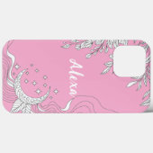Modern elegant cute girly simple florals Case-Mate iPhoneケース (裏面 (横))