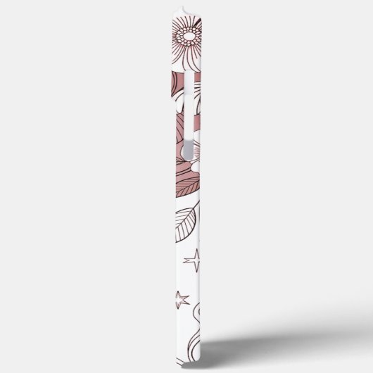 Modern elegant cute girly simple florals Case-Mate iPhoneケース (裏面 / 左)