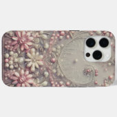 Modern elegant cute golden pearls Valentine’s Day Case-Mate iPhoneケース (裏面 (横))