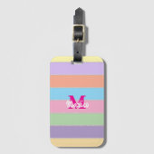 Modern elegant cute simple shiny ラゲッジタグ (正面縦)