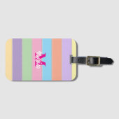 Modern elegant cute simple shiny  ラゲッジタグ (正面横)