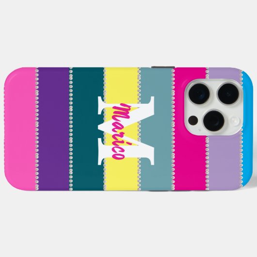 Modern elegant cute simple shiny  Case-Mate iPhoneケース (裏面 (横))