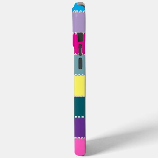 Modern elegant cute simple shiny  Case-Mate iPhoneケース (裏面 / 左)