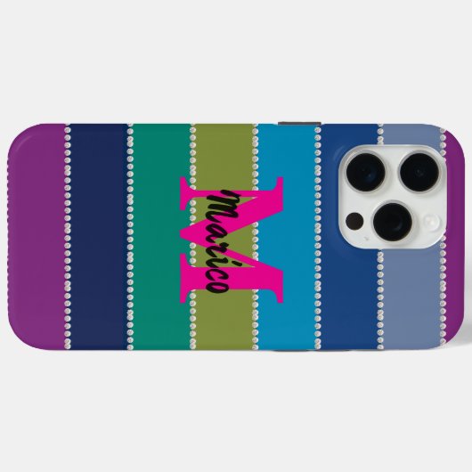 Modern elegant cute simple shiny  Case-Mate iPhoneケース (裏面 (横))