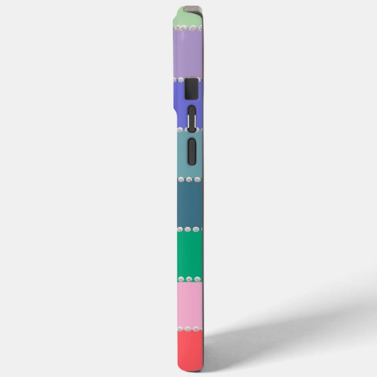 Modern elegant cute simple shiny  Case-Mate iPhoneケース (裏面 / 左)