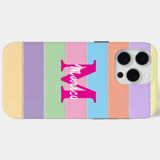 Modern elegant cute simple shiny  Case-Mate iPhoneケース (裏面 (横))