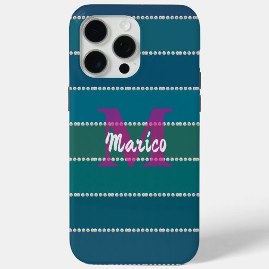 Modern elegant cute simple shiny  Case-Mate iPhoneケース (裏面)